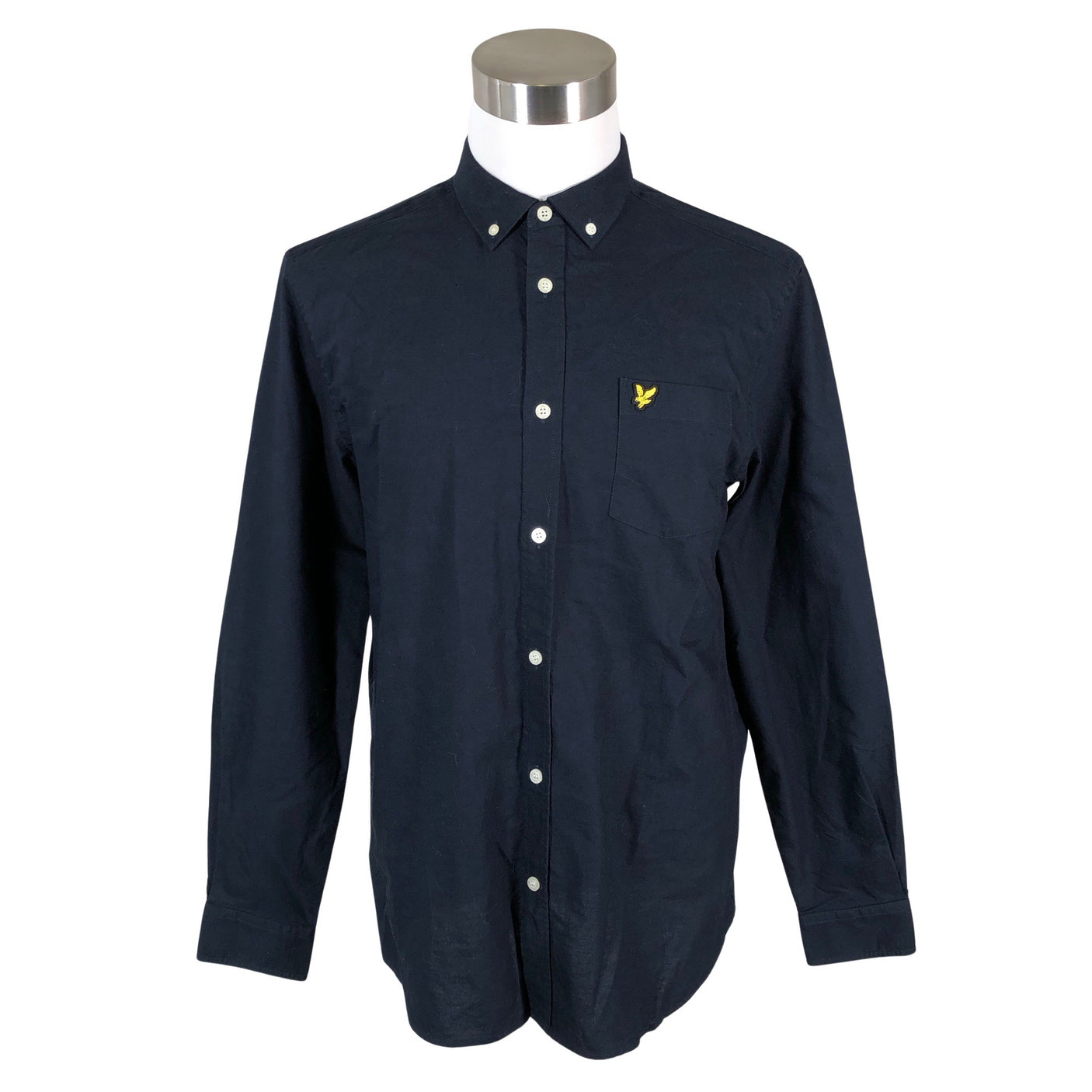 Unisex Lyle&Scott - Collared shirt, size L - Blue (1)