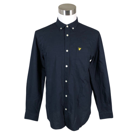 Unisex Lyle&Scott - Collared shirt, size L - Blue ()