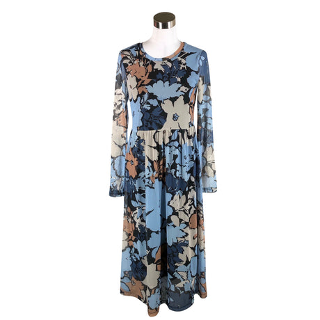 Unisex Culture - Maxi dress, size 38 - Light blue ()