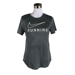 Unisex Nike - Sports shirt, short sleeve, size 38 - Gray (1)
