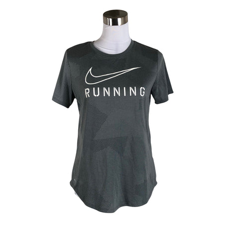 Unisex Nike - Sports shirt, short sleeve, size 38 - Gray ()