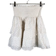 Unisex Y.A.S - Fabric skirt, size 40 - Natural white ()
