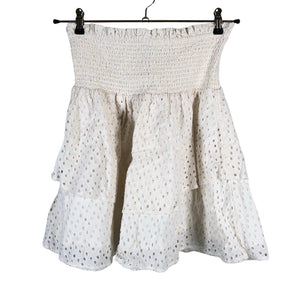 Unisex Y.A.S - Fabric skirt, size 40 - Natural white (1)