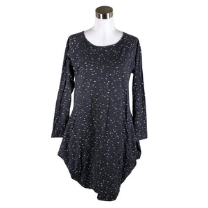 Unisex Papu - Tricot dress, size 38 - Black (1)
