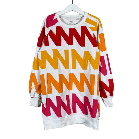 Unisex me&i - Sweatshirt tunic, size 134 - 140 - White ()