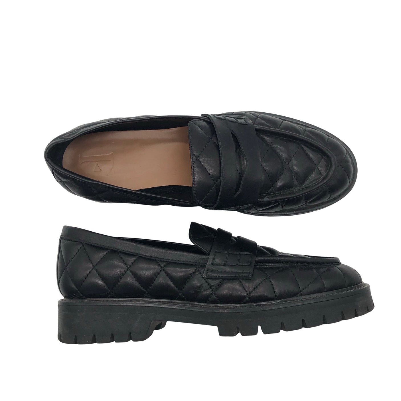 Unisex Flattered - Loafers, size 39 - Black (1)