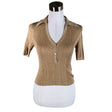 Unisex &Other Stories - Short-sleeved blouse, size 34 - Beige ()