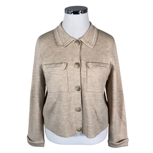 Unisex La Maille Sezane - Cardigan, size 44 - Beige (1)