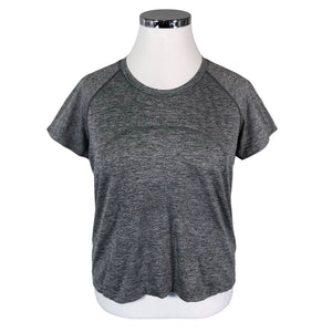 Unisex Lululemon - Sports shirt, short sleeve, size 42 - Gray (1)