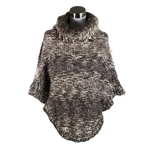 Unisex Ril's - Poncho, size 40 - Brown (1)