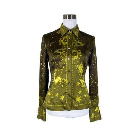 Unisex Versace - Blouse, size 38 - Green ()
