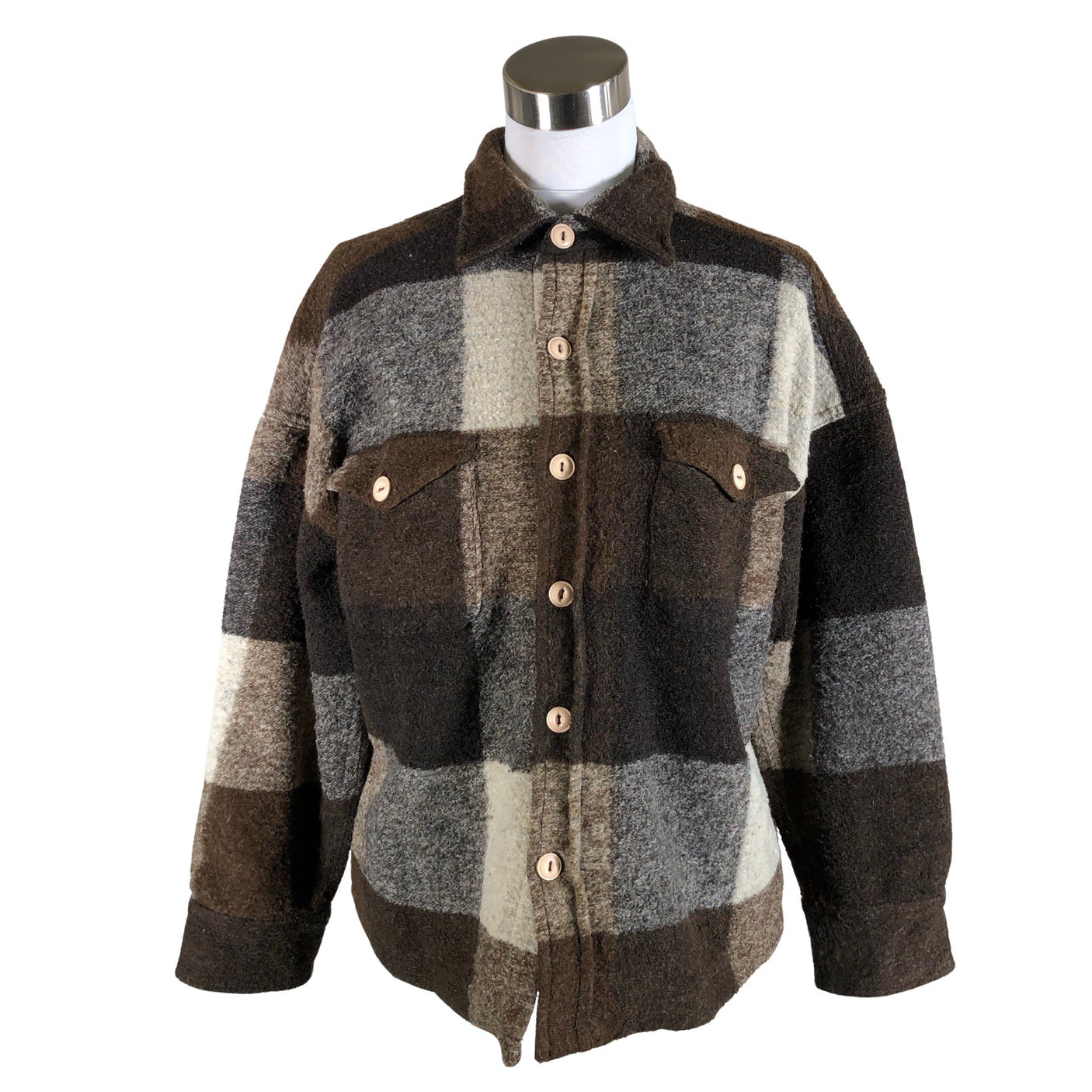 Unisex Anine Bing - Wool coat, size 36 - Brown (1)