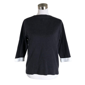 Unisex Gerry Weber - Tricot shirt, size 36 - Black (1)