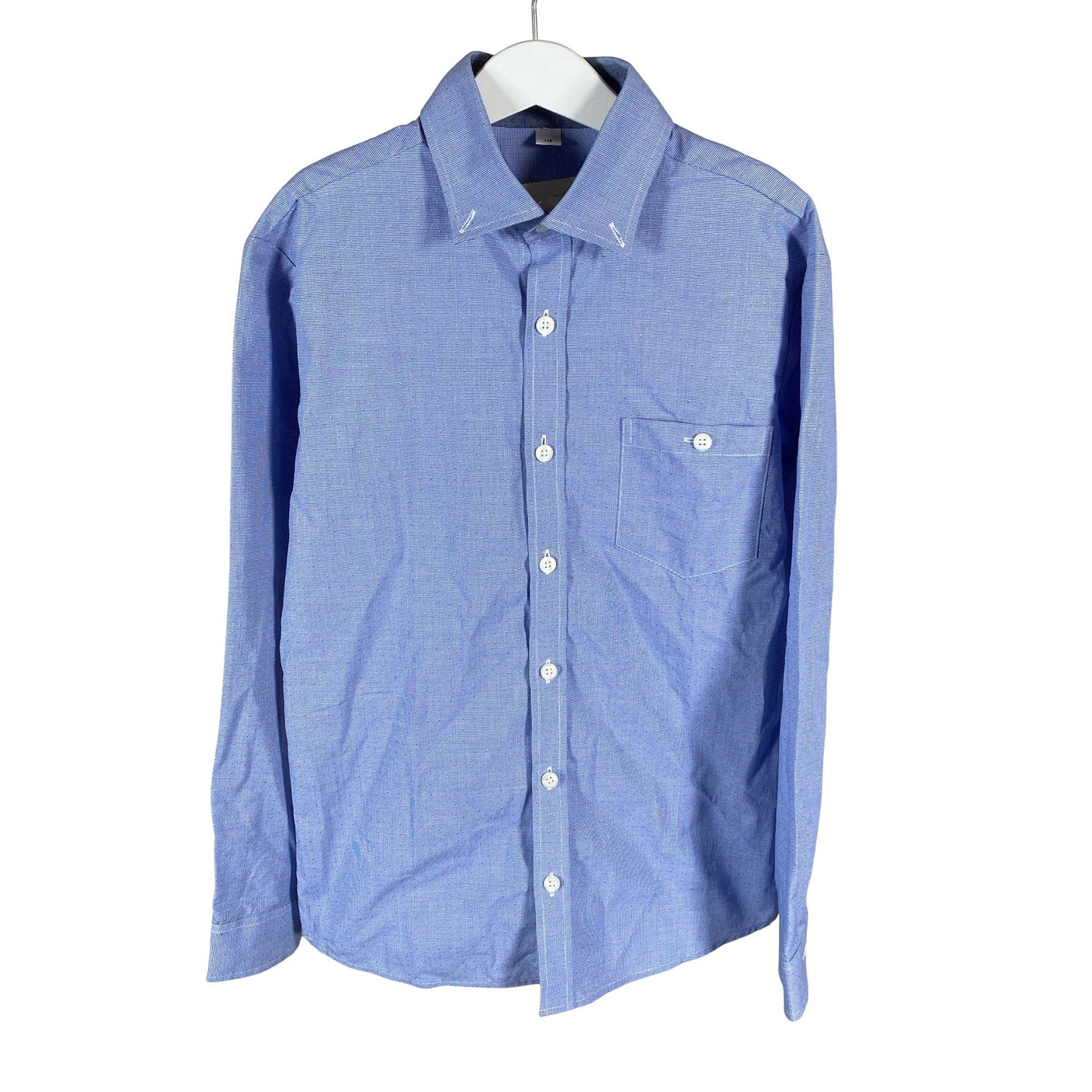 Unisex Sangar - Collared shirt, size 140 - 146 - Light blue (1)