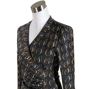 Unisex Andiata - Tricot dress, size 38 - Black (2)