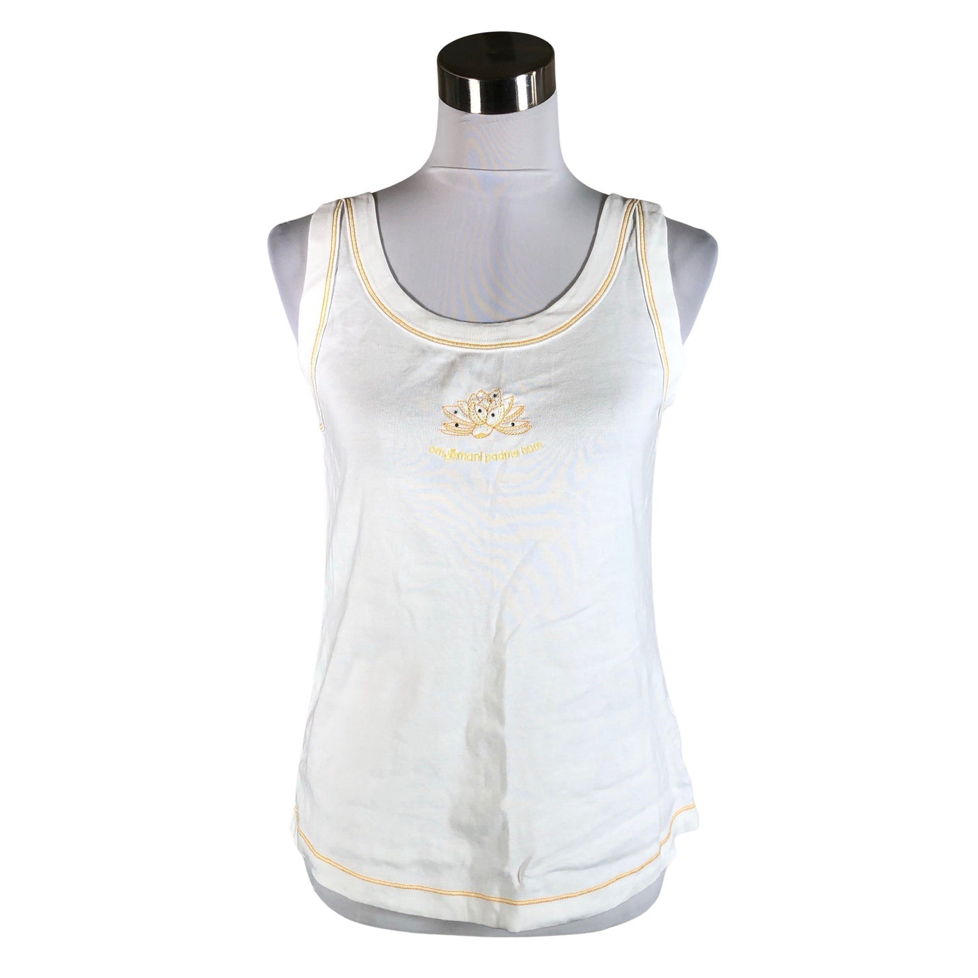 Unisex The Spirit of OM - Tricot tank top, size 38 - White (1)