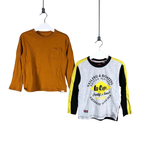 Unisex Lee Cooper - Tricot shirt, size 98 - 104 - Gray ()