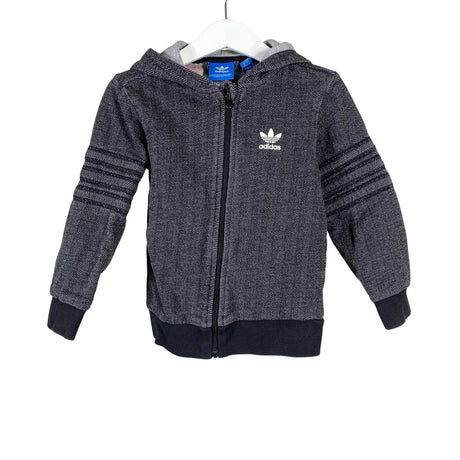Unisex Adidas - Hoodie, size 98 - 104 - Gray ()