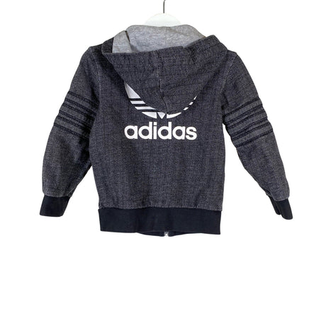 Unisex Adidas - Hoodie, size 98 - 104 - Gray (2)