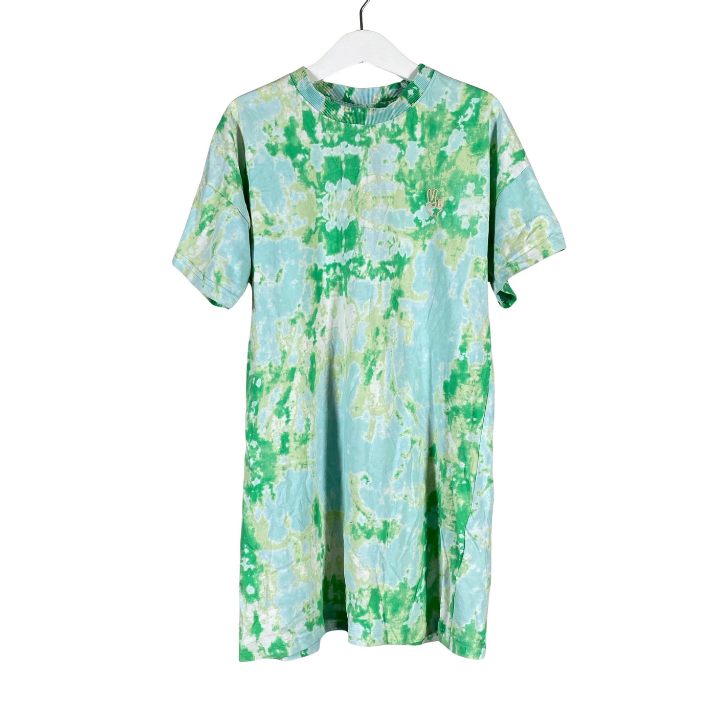 Unisex Lindex - Tricot dress, size 122 - 128 - Green (1)
