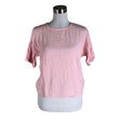 Unisex Samsoe&Samsoe - Short-sleeved blouse, size 34 - Light pink ()