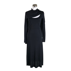 Unisex Tiger of Sweden - Schiffon dress, size 36 - Black (1)