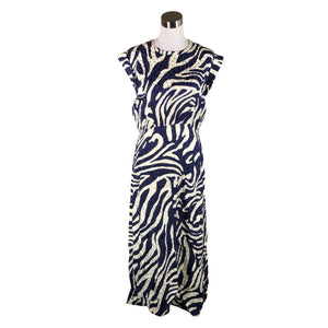 Unisex Essentiel Antwerp - Schiffon dress, size 40 - Blue (1)