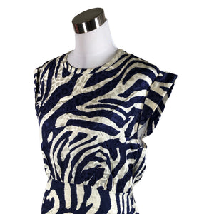 Unisex Essentiel Antwerp - Schiffon dress, size 40 - Blue (2)