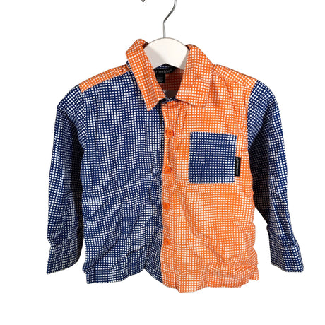 Unisex Marimekko - Collared shirt, size 86 - 92 - Blue ()