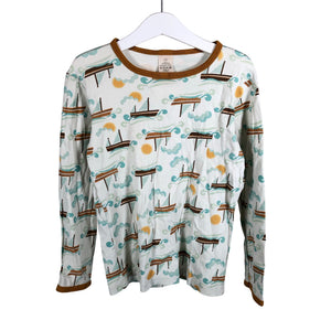 Unisex Hilla - Tricot shirt, size 122 - 128 - White (1)