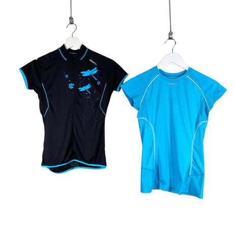 Unisex Craft - Sports shirt, short sleeve, size 34 - Black ()