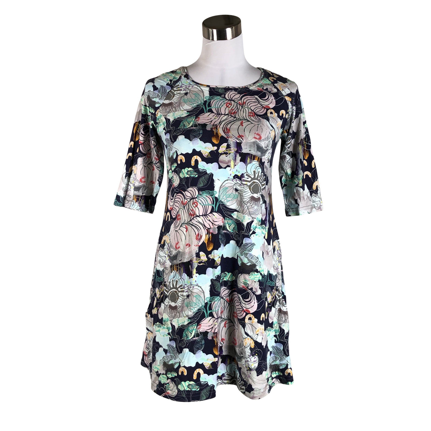 Unisex Ehta - Tricot dress, size 36 - Blue (1)