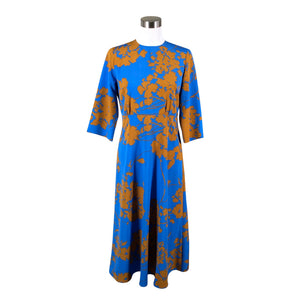 Unisex Selected - Schiffon dress, size 36 - Blue (1)