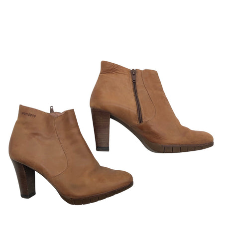 Unisex Wonders - Ankle boots, size 38 - Brown ()