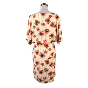 Unisex Mos Mosh - Schiffon dress, size 40 - Natural white (3)