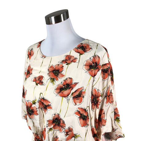 Unisex Mos Mosh - Schiffon dress, size 40 - Natural white (2)