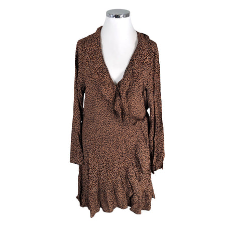 Unisex Noella - Schiffon dress, size 42 - Brown ()