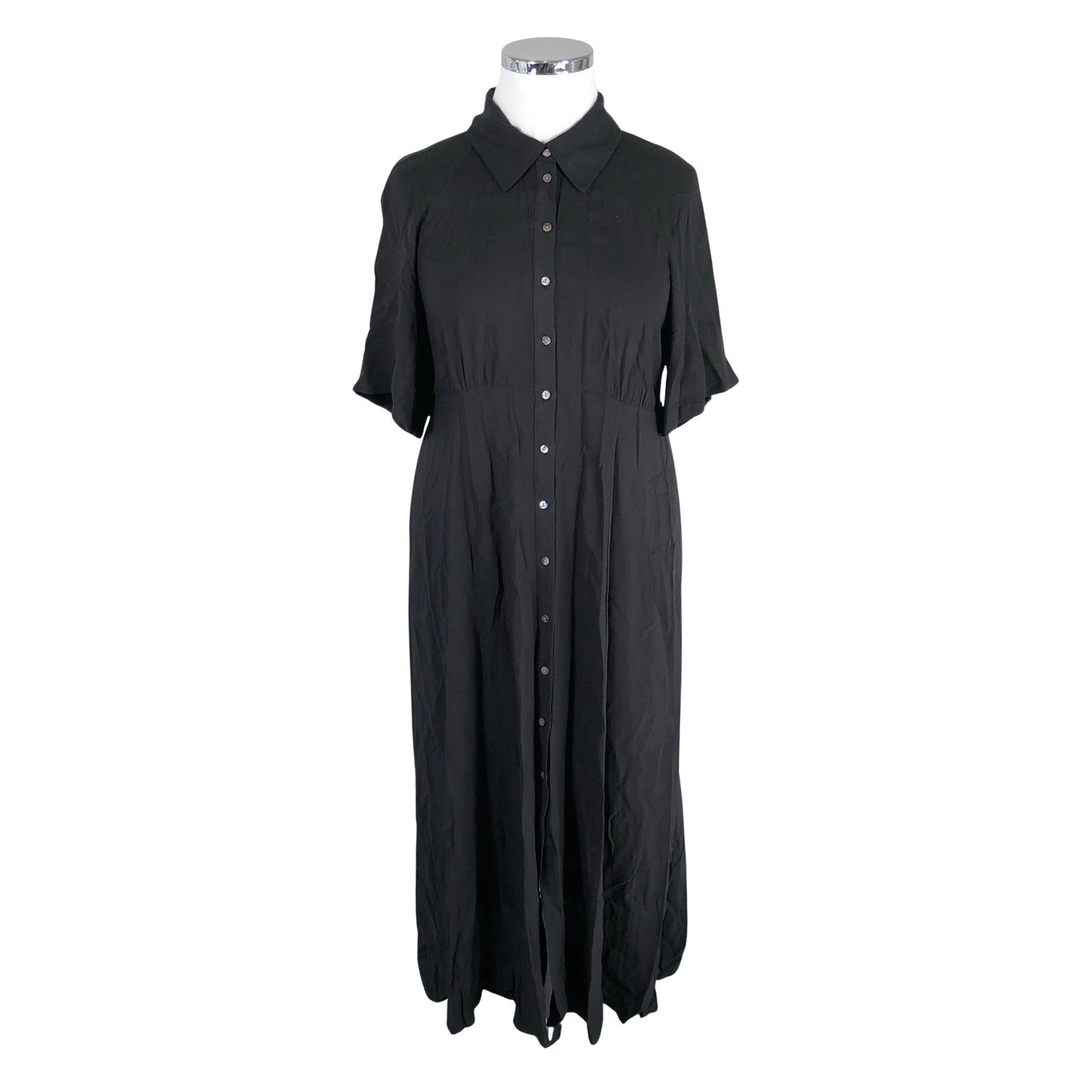 Unisex H&M Mama - Schiffon dress, size 42 - Black (1)