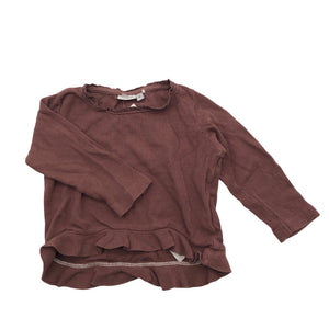Unisex Name It - Tricot shirt, size 80 - 86 - Brown (1)