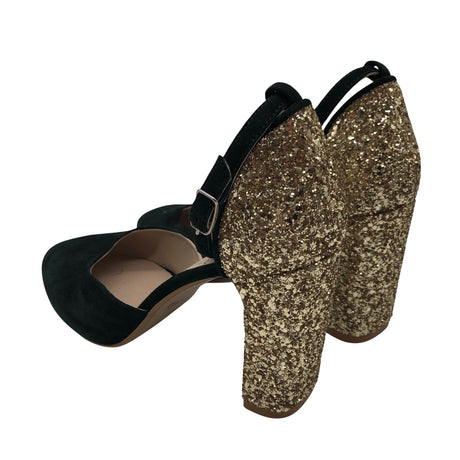 Unisex Jade - Evening high heels, size 38 - Black (2)