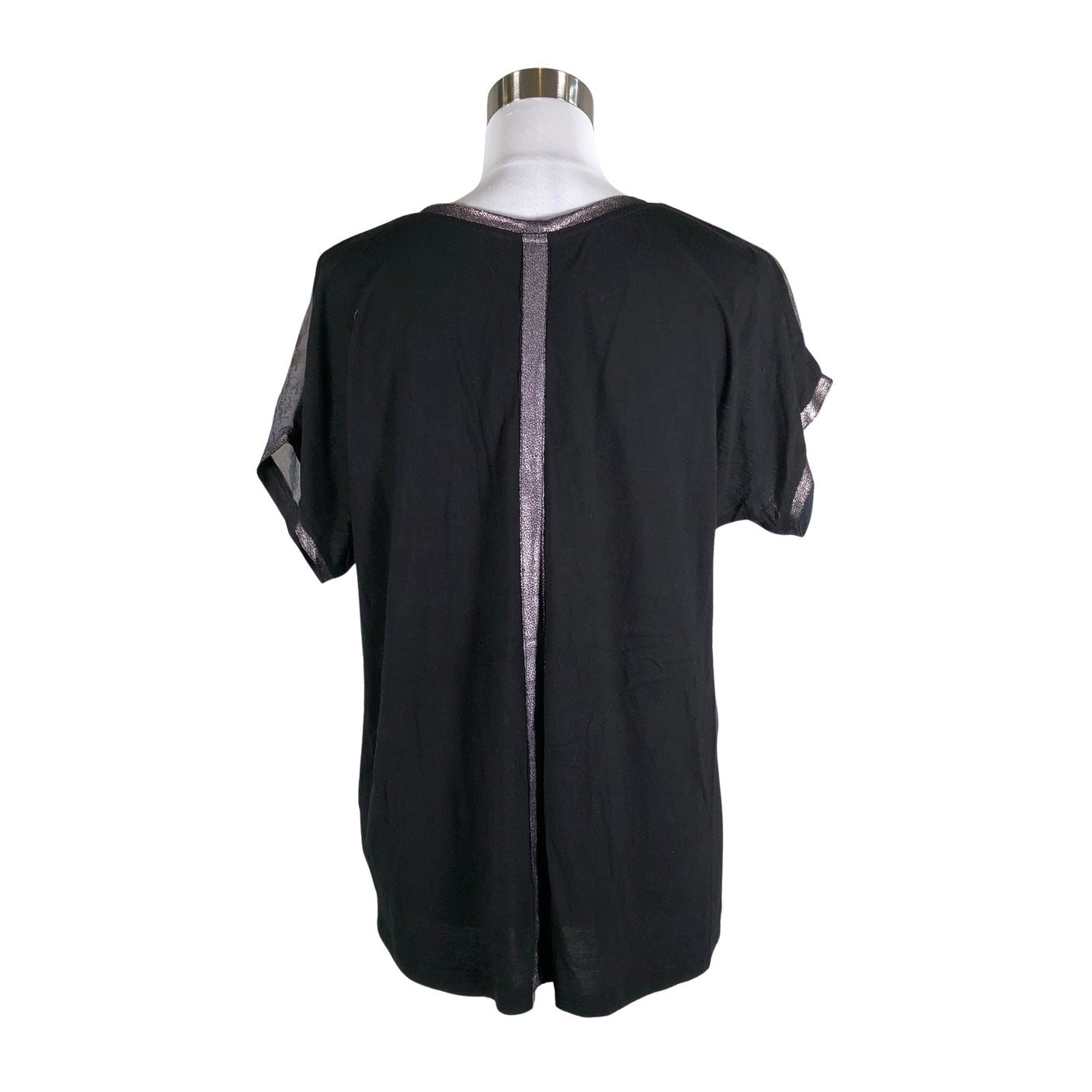 Unisex Soyaconcept - Short-sleeved blouse, size 36 - Black (2)