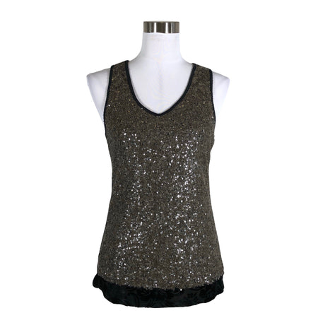 Unisex Cream - Party top, size 38 - Brown ()