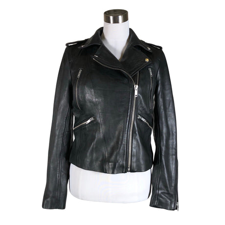 Unisex Superdry - Leather jacket, size 40 - Black ()