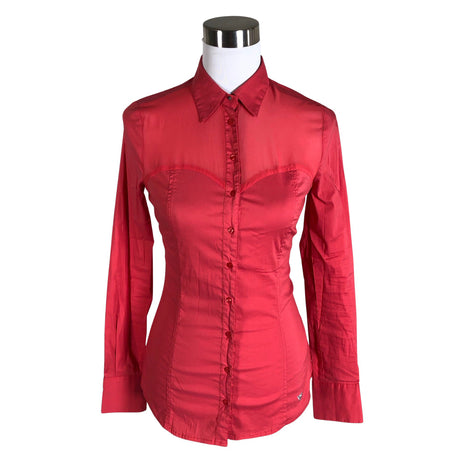 Unisex Guess - Collared shirt, size 34 - Red ()
