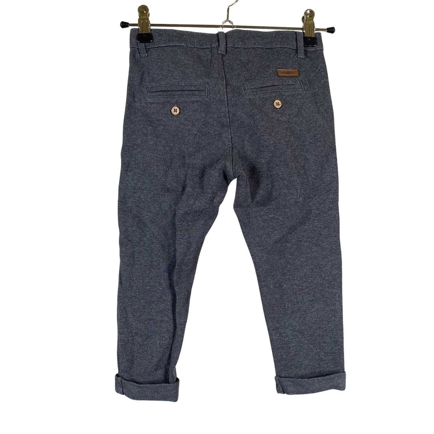 Unisex Newbie - Tricot pants, size 92 - 98 - Gray (2)