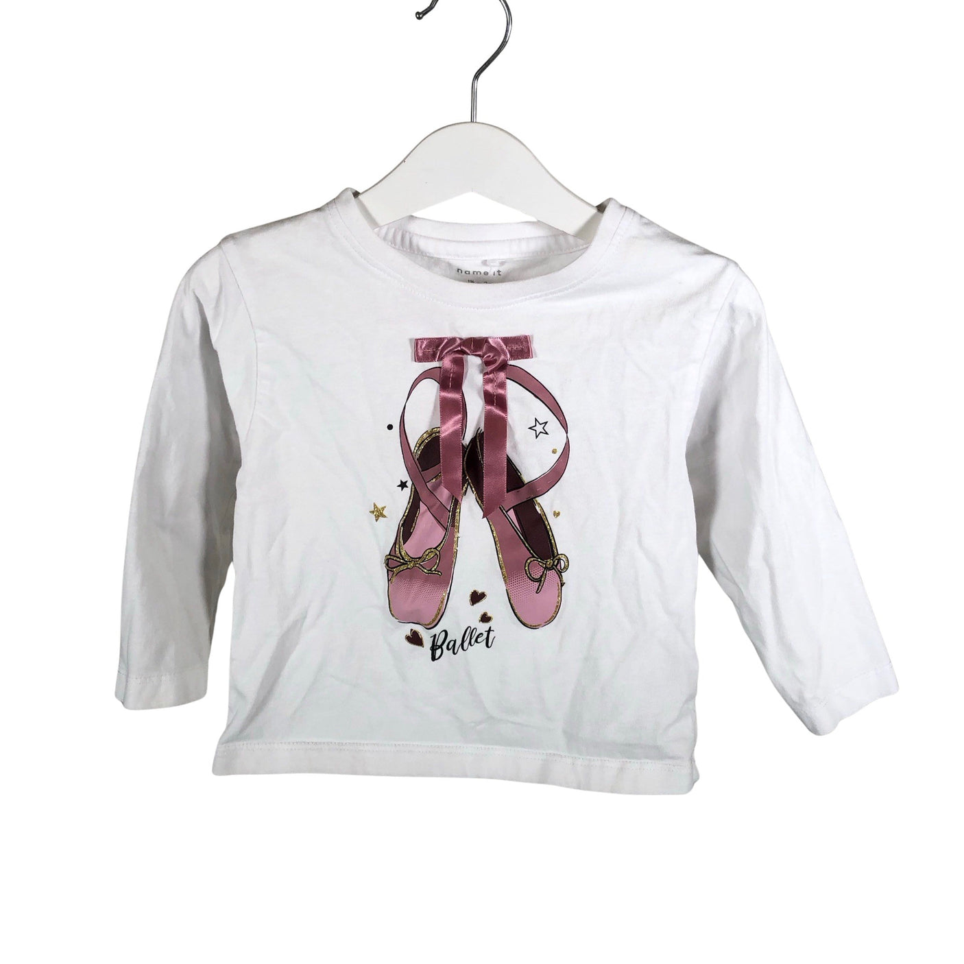 Unisex Name It - Tricot dress, size 86 - 92 - White (1)