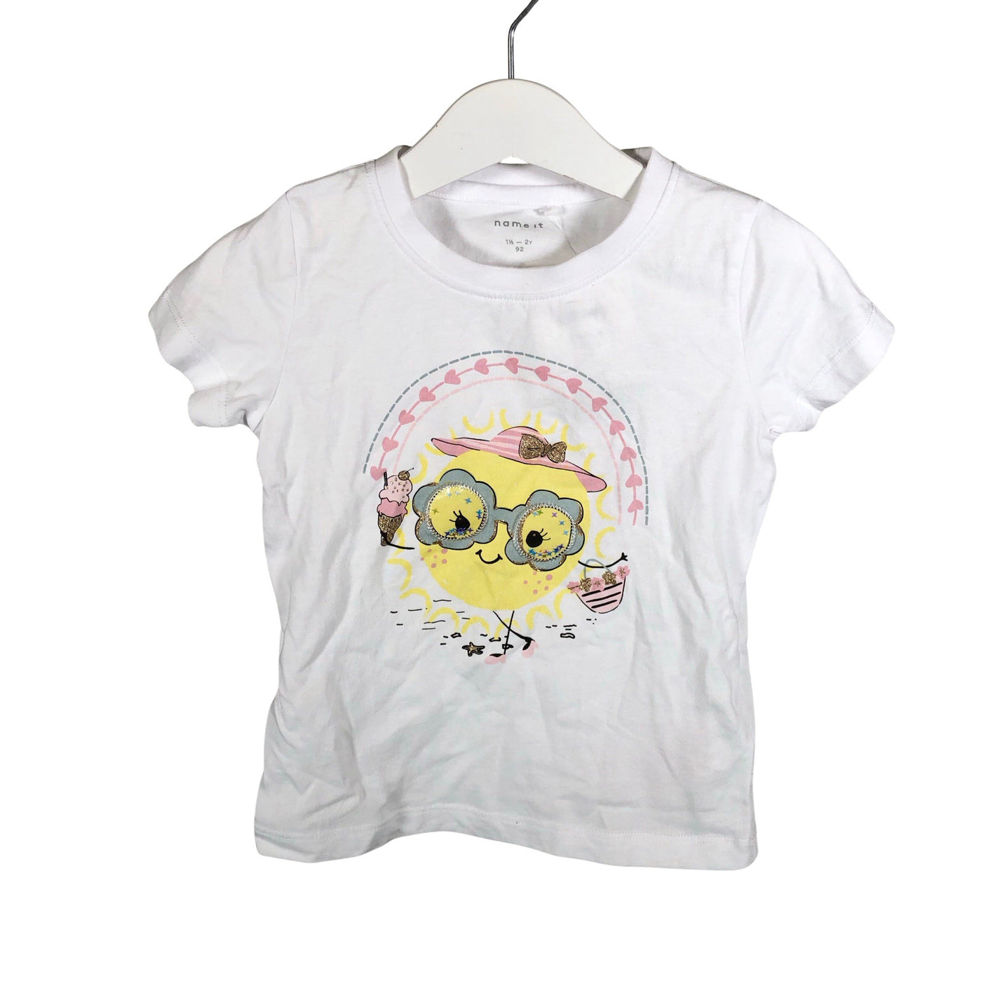 Unisex Name It - T-shirt, size 86 - 92 - White (1)
