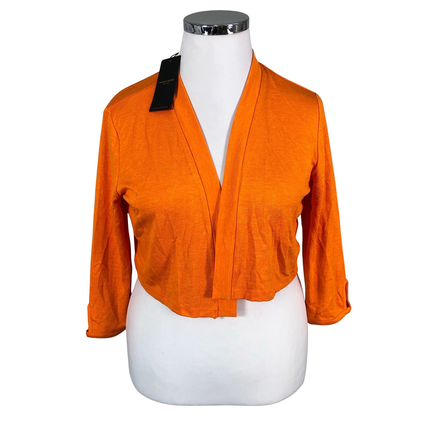 Unisex More&More - Knit bolero jacket, size 42 - Orange (1)