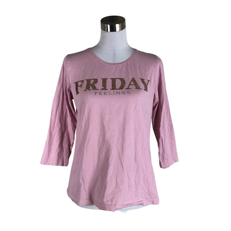 Unisex Micha - Tricot shirt, size 40 - Light pink ()