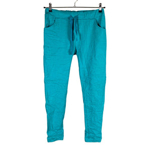 Unisex New Collection - Tricot pants, size 38 - Turquoise (1)